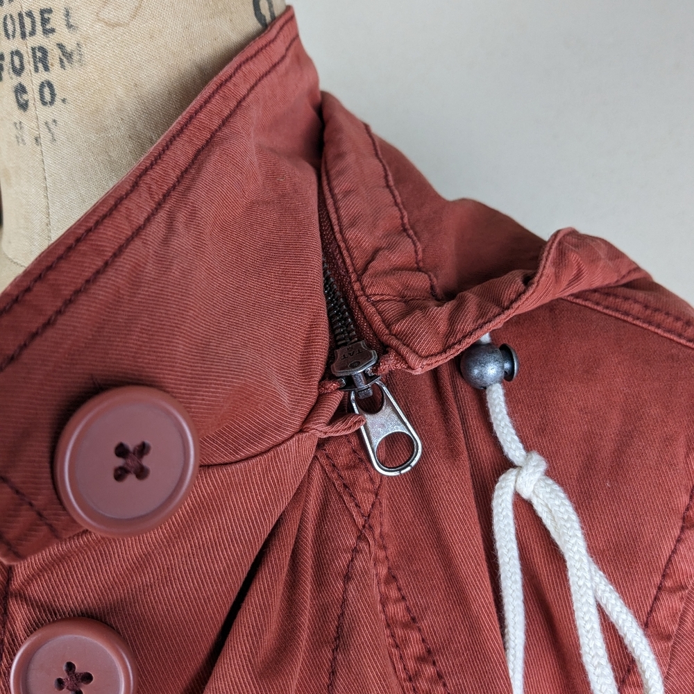Anthropologie NWT zipper trench coat - Picture 3 of 10